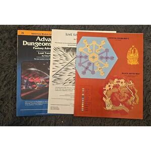 Advanced Dungeons & Dragons Lost Tomb Of Martek - I5 9054 Complete Module 1983